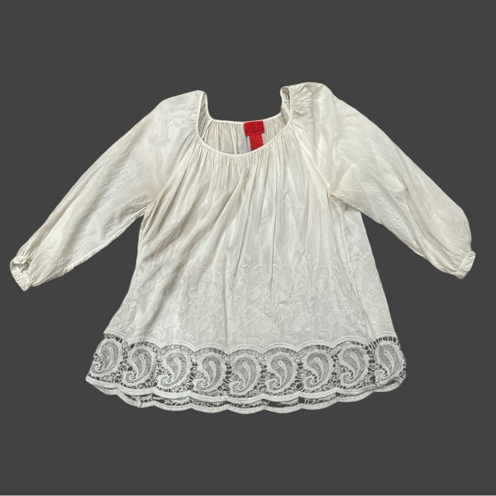 V Christina size Medium blouse